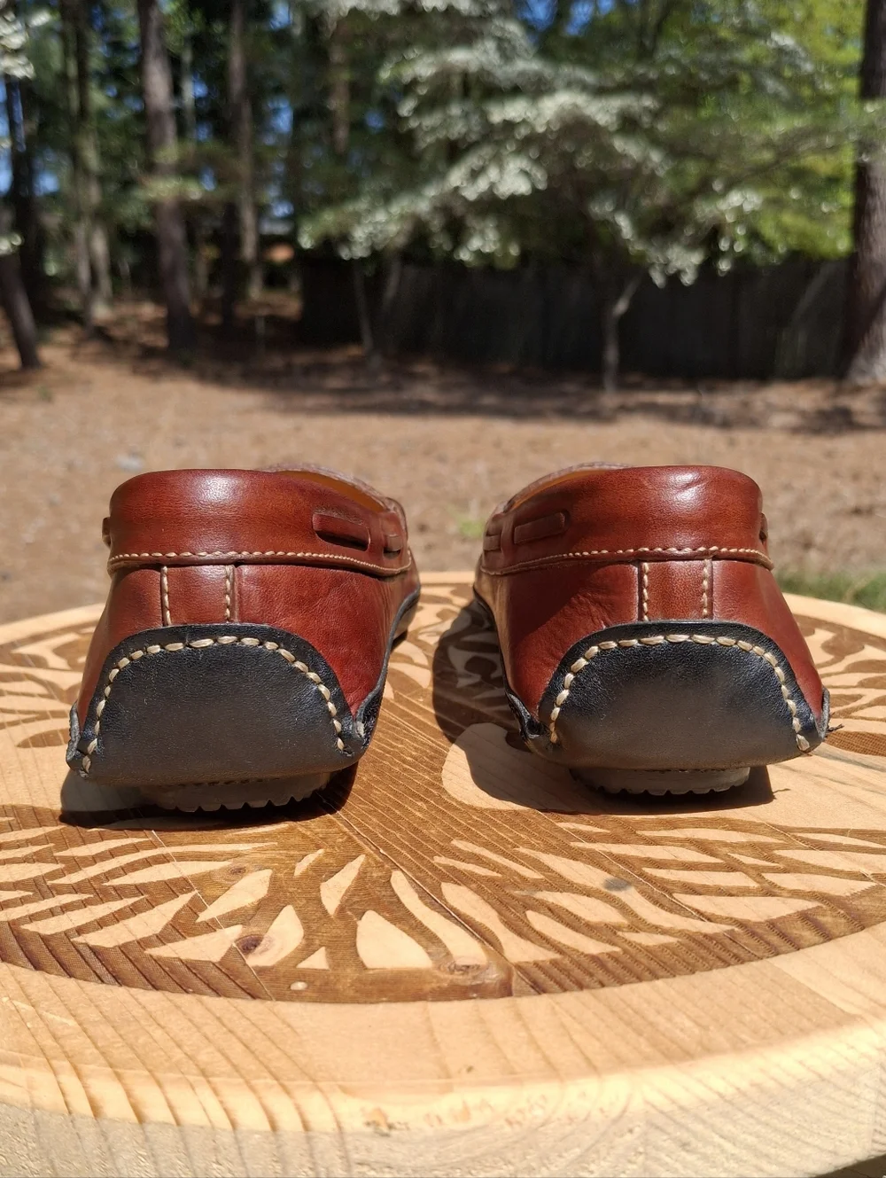 Vintage Men's Cole Haan Country Tassel Kiltie Brown Leather Loafers Size 6.5